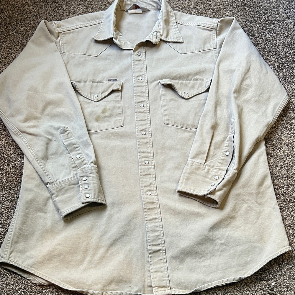 Vintage Carhartt Rugged Outdoor Wear Shirt